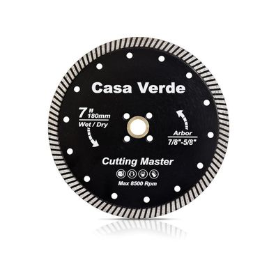 Casaverde Diamanttrennscheibe 180mm x 22.23mm für Hartgestein, Beton, Mauerwerk