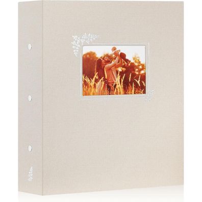 Lanpn Fotoalbum 1000 Taschen, Extra Großes Leinen Einsteckalbum für 11,5x15 cm