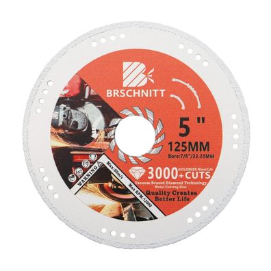 Brschnitt Diamant Metalltrennscheibe 125 mm - Vakuumgelötet für Hartmetall