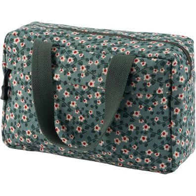 Jiliyote Cord Kosmetiktasche Groß für Damen - Kulturtasche, Make-up Tasche