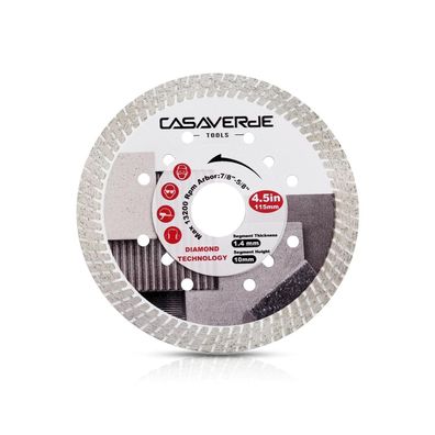 Casaverde Diamantscheibe 115mm für Fliesen, Naturstein, Marmor, Granit, Keramik