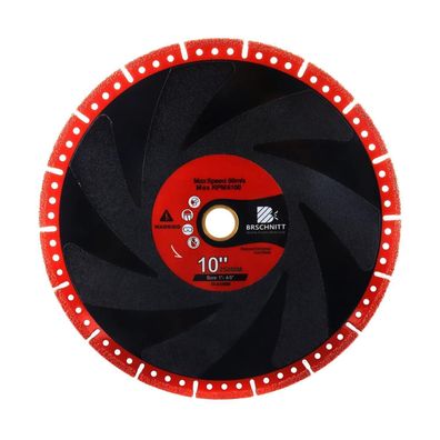 Brschnitt Diamanttrennscheibe 250mm für Beton, Stahl, Metall, Mauerwerk und mehr