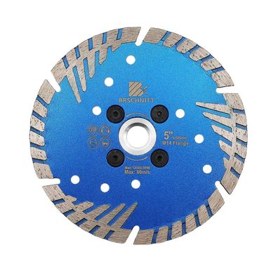 Brschnitt Diamant Trennscheibe 125mm M14 Turbo Sägeblatt für Stein, Beton