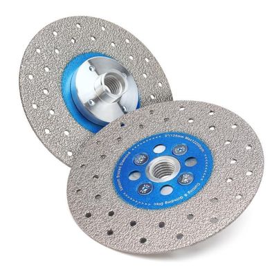 Solidure Diamantscheibe 125mm M14 - Doppelseitig Vakuum Gelötet für Granit