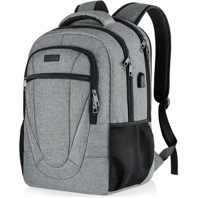BIKROD Rucksack 17.3 Zoll Laptoptasche mit USB Ladeanschluss, Wasserdicht, Anti