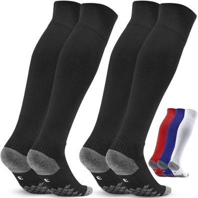 Northdeer Fußballsocken Kinder Herren Stutzen 2 Paar - Sportsocken für Fußball