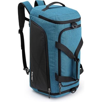 G4Free 60L 3-Wege-Reise-Rucksack Sporttasche mit Nassfach und Schuhfach für