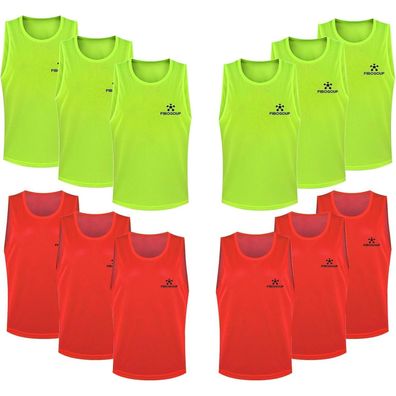 Fibogoup Fußball Trainingsweste für Kinder und Erwachsene - Ideal für