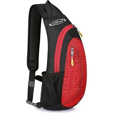 G4Free Leichte Brusttasche Sling Schulter Rucksack, Dreieck Pack für Wandern