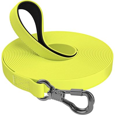 X XBEN 15M Wasserdichte Schleppleine für Hunde mit abschließbarem Karabiner