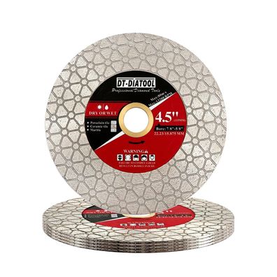 DT-DIATOOL Diamant-Trennscheibe 115mm (5er-Pack) für Porzellan, Fliesen