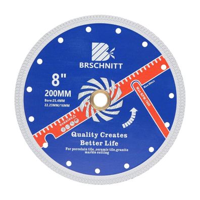 Brschnitt Diamant Trennscheibe 200mm Turbo Mesh X Felgensegment