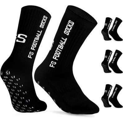 Gohanny 3 Paar Rutschfeste Fußballsocken für Herren, Damen & Kinder - Größen