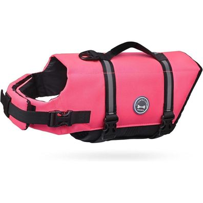 Vivaglory Rip Stop Hundeschwimmweste, Rettungsweste für Hunde, Auftrieb, XL