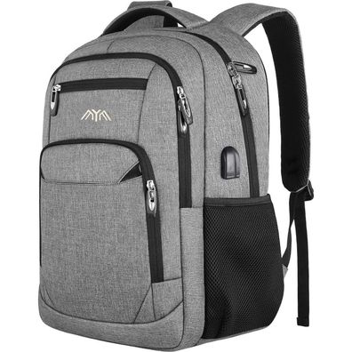 Yamtion Schulrucksack für Jungen & Mädchen, Laptop Rucksack 15.6 Zoll mit USB