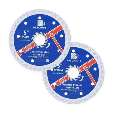 Brschnitt Diamant Trennscheibe 125mm Turbo Mesh X Felgen - 2 Stück