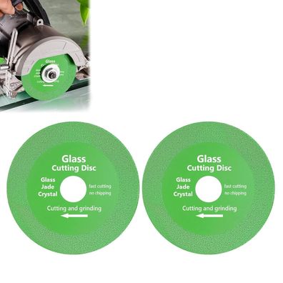 Flintronic Diamanttrennscheibe Ø100mm x 15mm (2 Stk.) für Glas & Keramik