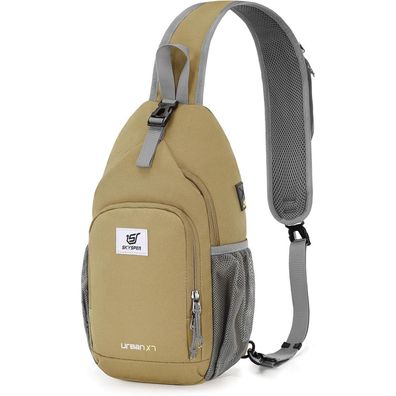 Skysper Sling Bag Herren Damen Umhängetasche Klein Crossbody Bag für Wandern