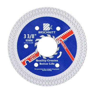 Brschnitt Diamant Trennscheibe 85mm Turbo Mesh X Felgensegment für Hartkeramik