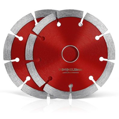 Flintronic Diamanttrennscheibe 115mm, 2 Stück - Extra Dünn, Universal für