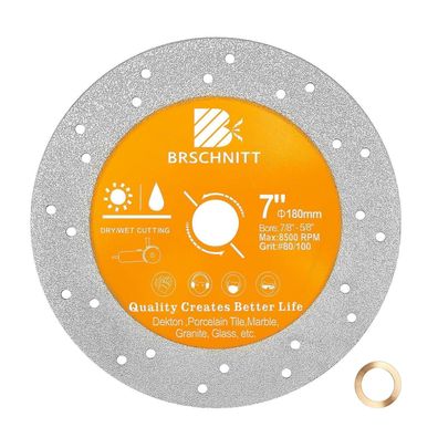 Brschnitt Diamant-Schleifscheibe 180MM für Stein, Fliesen, Marmor, Granit, Glas