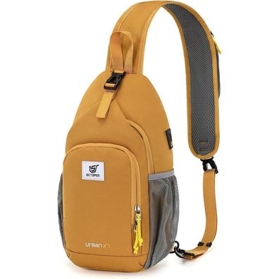 Skysper Sling Bag Brusttasche Herren Damen, leichte Umhängetasche für Wandern