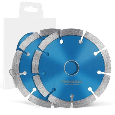 Flintronic Diamant Trennscheiben 115 mm, 2 Stück, Extra Dünn, Blau
