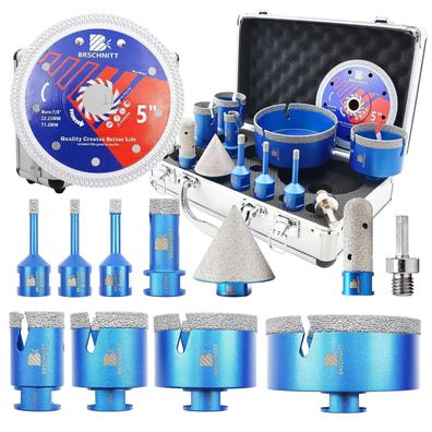 Brschnitt Diamant Fliesenbohrer Set 6-110mm M14 Lochsäge für harte Materialien