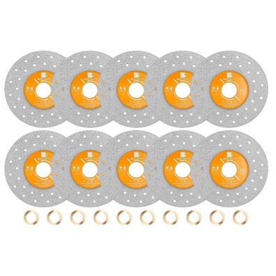 Brschnitt Diamant-Schleifscheibe 115mm (10 Stück) für Stein, Fliesen, Marmor