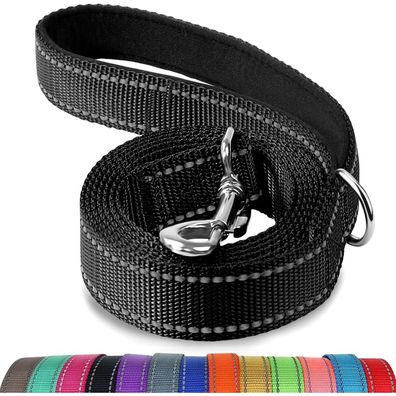 Joytale Hundeleine aus Nylon, doppelseitig reflektierend, gepolsterter Griff