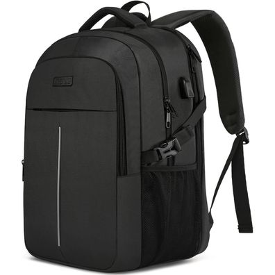 WENIG Herren Laptop Rucksack 17 Zoll Wasserdicht mit USB Ladeanschluss für