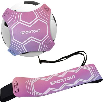 Sportout Fußball Kick Trainer Solo Trainingszubehör für Kinder und Erwachsene