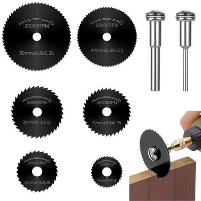 Flintronic HSS Kreissägeblätter Set für Dremel Multifunktionswerkzeuge, 6 Stück