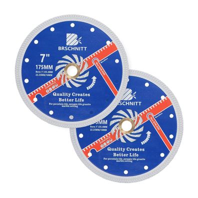 Brschnitt Diamant Trennscheibe 175mm Turbo Mesh, 2 Stück