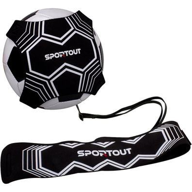 Sportout Fußball Kick Throw Trainer Solo Trainingszubehör für Kinder und