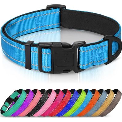 Joytale Gepolstertes Hundehalsband aus Neopren & Nylon, verstellbar