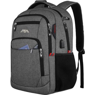 Yamtion Schulrucksack für Jungen & Mädchen, Rucksack für 15.6 Zoll Laptop mit