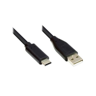 Good Connections USB2.0 Kabel, A-C schw. 5m