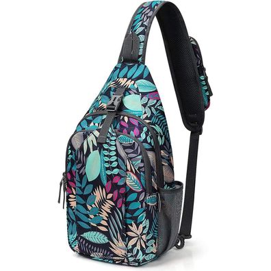 G4Free Sling Bag Rucksack, Diebstahlschutz Brusttasche Umhängetasche Crossbody