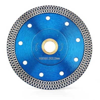 Solidure Extra Dünn Diamant Trennscheibe 115 mm Turbo Diamant Sägeblatt für