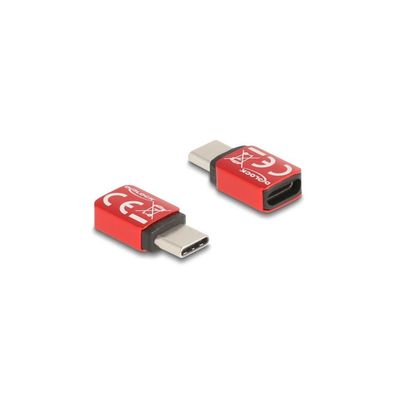 DELOCK USB Datenblocker USB Type-C Stecker zu Typ-C Buchse