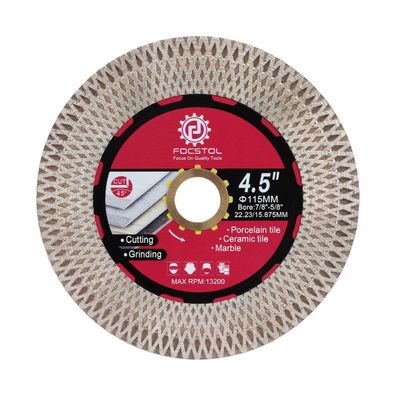 Focstol Diamant Trennscheibe 115mm - Ideal für Fliesen, Keramik, Marmor & Granit