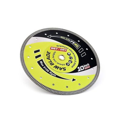 Solidure Diamant Trennscheibe 250mm x 22,3mm, Extra Dünn für Fliesen, Marmor