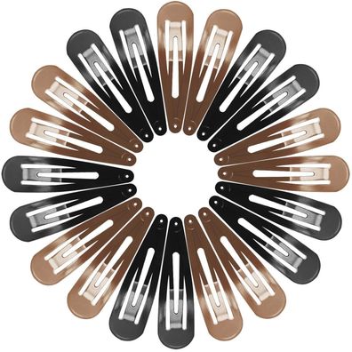 Funtopia Haarspangen für Damen & Mädchen, 40 Stück 7cm Lange Snap Haarclips aus