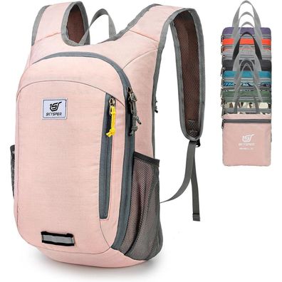 Skysper 10L Faltbarer Tagesrucksack Ultraleicht Wasserfest Wanderrucksack für