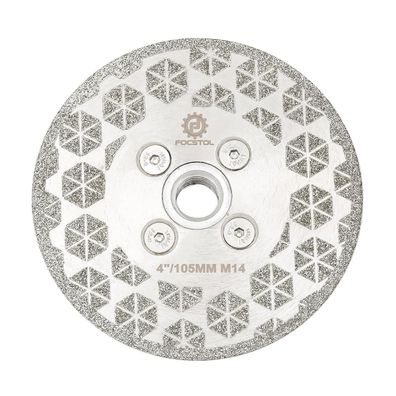 Focstol Diamant Trennscheibe 105mm Doppelseitig mit M14 Flansch für Granit