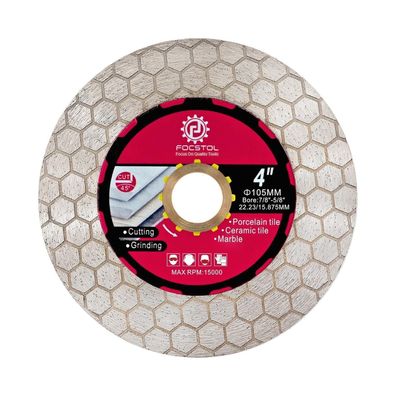 Focstol Diamant Trennscheibe 105mm - Für Fliesen, Marmor, Granit, Keramik & mehr