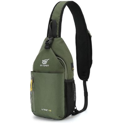 Skysper Urban EX X6 Sling Bag - Leichte, wasserfeste Crossbody Umhängetasche