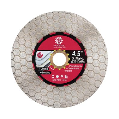 Focstol Diamant Trennscheibe 115mm für Fliesen, Stein und mehr