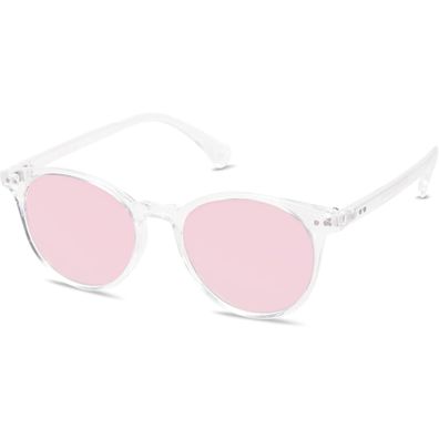 SOJOS Polarisierte Runde Sonnenbrille Damen Herren UV400 Schutz Vintage